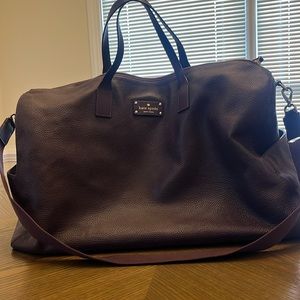 Kate Spade travel bag ,Plum color , great used condition